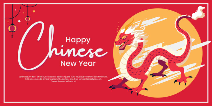 Chinese New Year Celebration with Dragon Dance