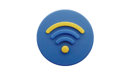 3D Wi-Fi Symbol Icon