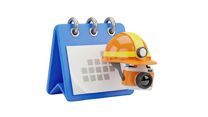 Construction Schedule and Inspection Icon