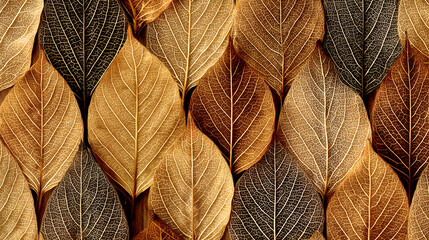Stylized leaf pattern