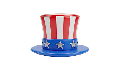 Uncle Sam Hat with Stars and Stripes