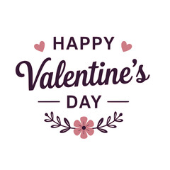 Happy Valentine's Day. Nostalgic Love Letter. Mail, letter or stationery theme. Vintage style postcard. Transparent background SVG version.