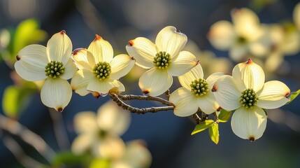 Close-up of delicate, pale yellow flowers