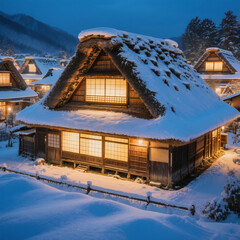 house in the mountains