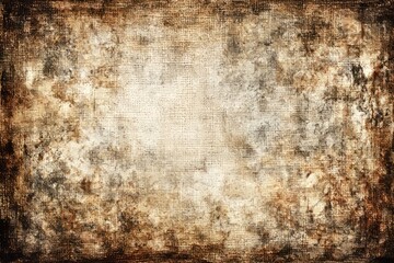 Grungy distressed burlap texture background with aged vintage canvas feel, ideal for rustic branding, organic food packaging, and vintage-themed web design