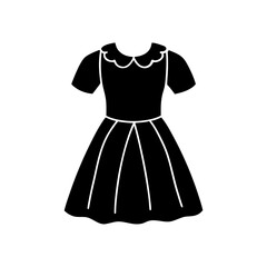 vector illustration of a dress