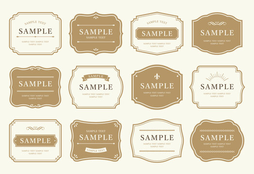 洋風のフレームセット