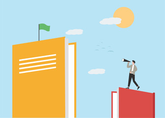 Exploring Knowledge and Vision to Reach Future Goals Through Learning and Books