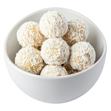 Salty and tangy qurut balls, a preserved dairy snack common in tajik and afghan cuisine, elegantly isolated on a clean white background