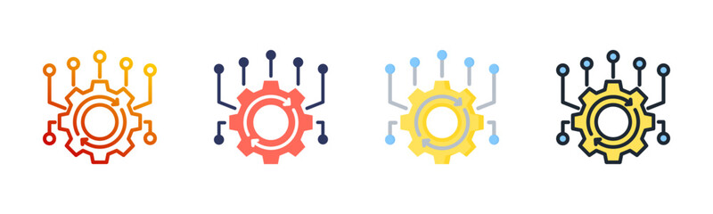 Autonomous Multi Style Icon Set