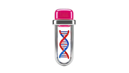 Fototapeta premium DNA Helix in Test Tube