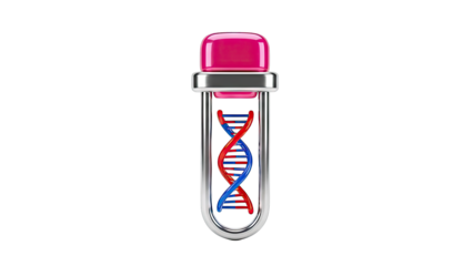 DNA Helix in Test Tube