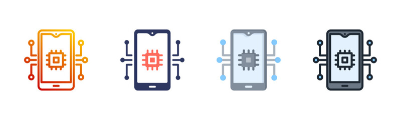 Application Multi Style Icon Set