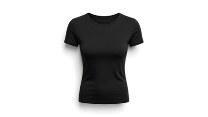 black t shirt fitted tee female
