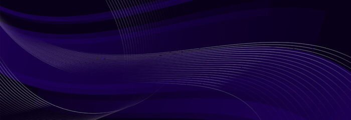 Abstract dark purple gradient background with diagonal geometric shape and line