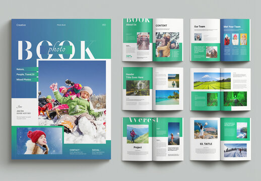 Photo Book Album Layout