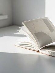 Minimal white workspace symbolizing quiet progress and consistent effort. Ideal for business growth, personal development, productivity articles and modern corporate storytelling with subtle emotional