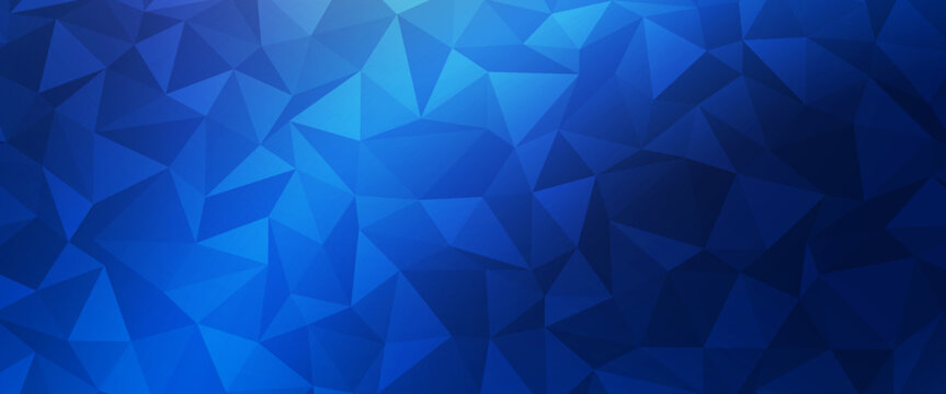 Dark BLUE vector abstract polygonal pattern. Creative geometric illustration in Origami style with gradient. Brand-new design for your business.