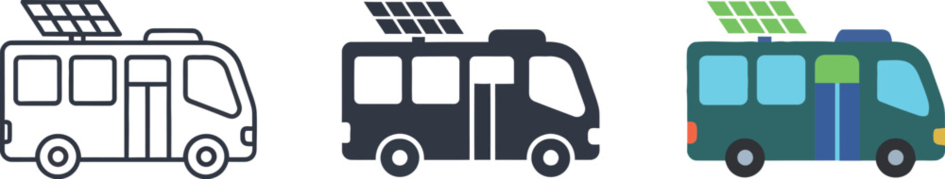 Solar bus icon