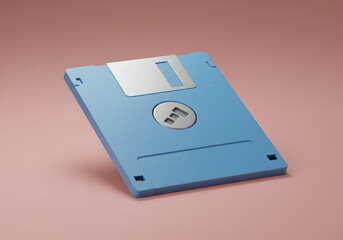 Retro floppy disk image