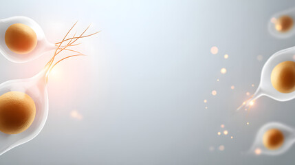 Illustration of cells, symbolizing life, science, and the microscopic world, perfect for educational or medical context.