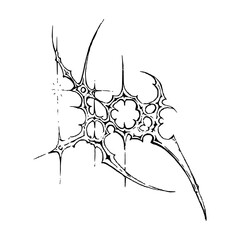 Neo Sigilism Tattoo Design Vector