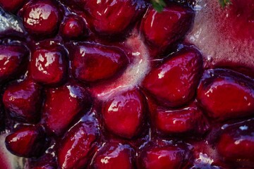 pomegranate seeds background