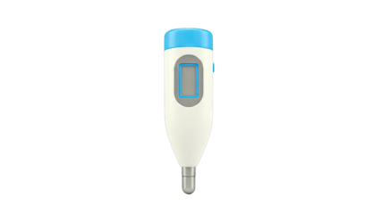 Digital Thermometer with Blue Cap and LCD Display