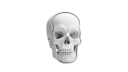 3D Render of a Human Skull