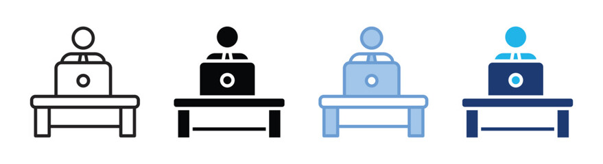 Computer icon set multiple style collection