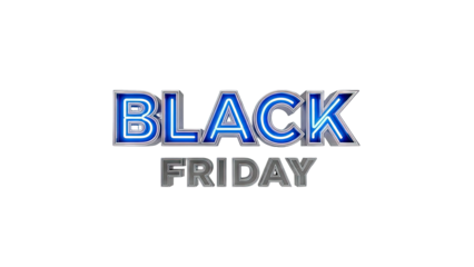 Black Friday Neon Text
