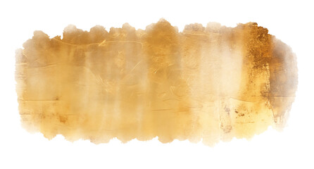 Abstract metallic gold ink wash on a minimalist gray surface