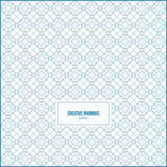 colorful and creative rhombus pattern with dominant light blue color