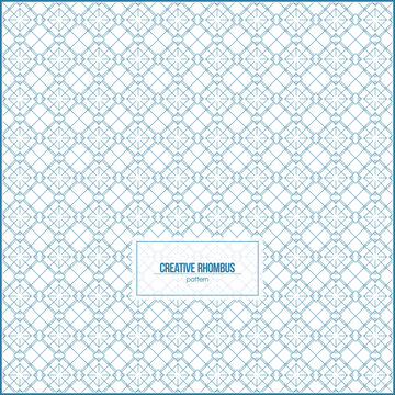 colorful and creative rhombus pattern with dominant light blue color