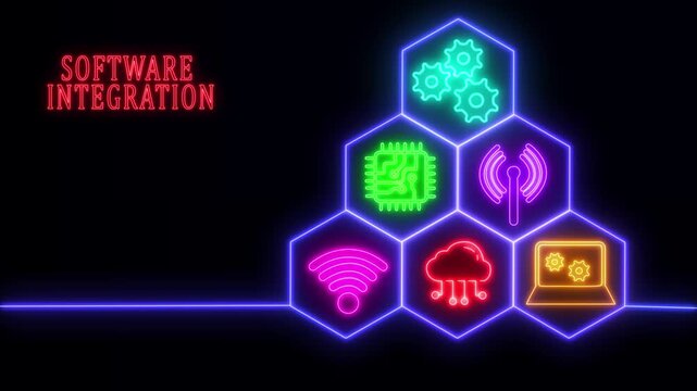 Software Testing Inscription on Virtual Display with Interactive Digital Button, Internet Business, Technology and Network Concept