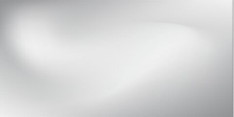 Silver foil background with metal mirror texture. Chrome gradient surface with light gloss simple abstract