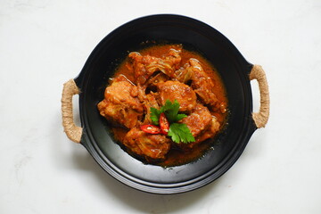 chicken cooked in spicy 