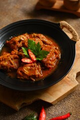 Chicken stew with vegetables