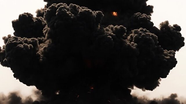 Mushroom Cloud Explosion Sequence