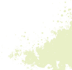 Soft Green Paint Splatter Background