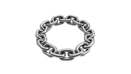 Circle of Thick Metal Chain Links