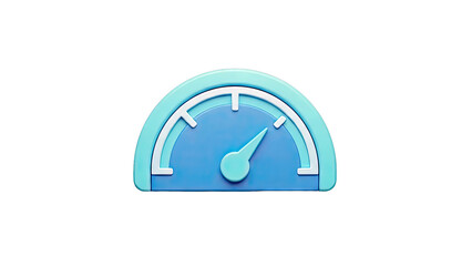 3D Speedometer Icon