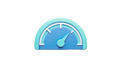3D Speedometer Icon