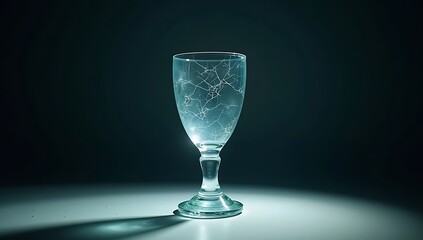 A thick glass jar compressing colorful smoke inside, symbolizing suppressed emotions and emotional pressure