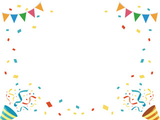 アニーバーサリーパーティ背景イラスト