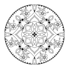 Detailed Circular Mandala