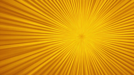 Abstract gold rays emanating from a central point, creating a vibrant and dynamic visual effect