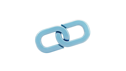 Blue chain link icon