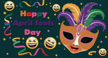 Happy April Fools Day Banner Design