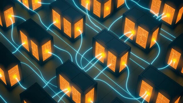 Blockchain Network Nodes Processing Secure Digital Transactions